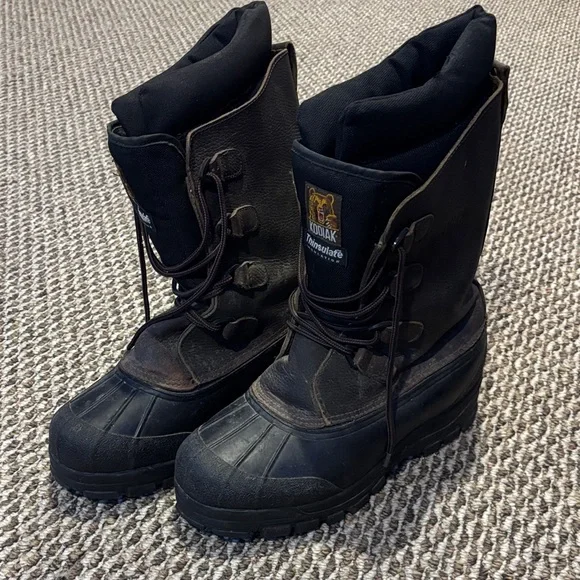Kodiak Black Insulated Boots Amazon.com: Kodiak Floe Black 8 M : Clothing, Shoes & Jewelry main image 3
